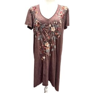 Johnny Was Embroidered Tunic Dress